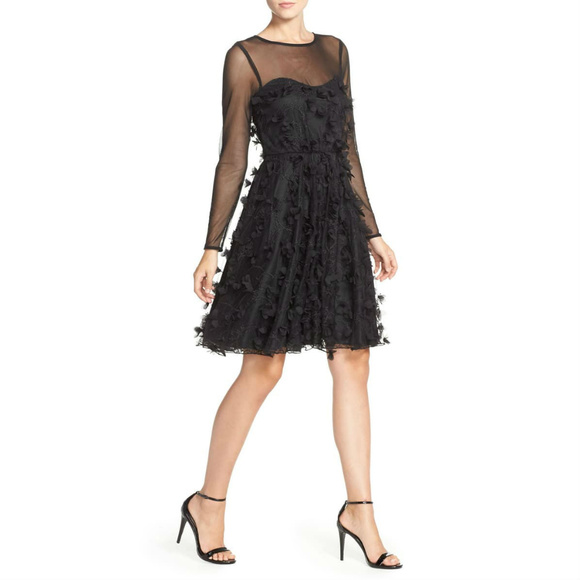 Eva Franco Dresses & Skirts - NWT eva franco tracy applique fit & flare dress 12